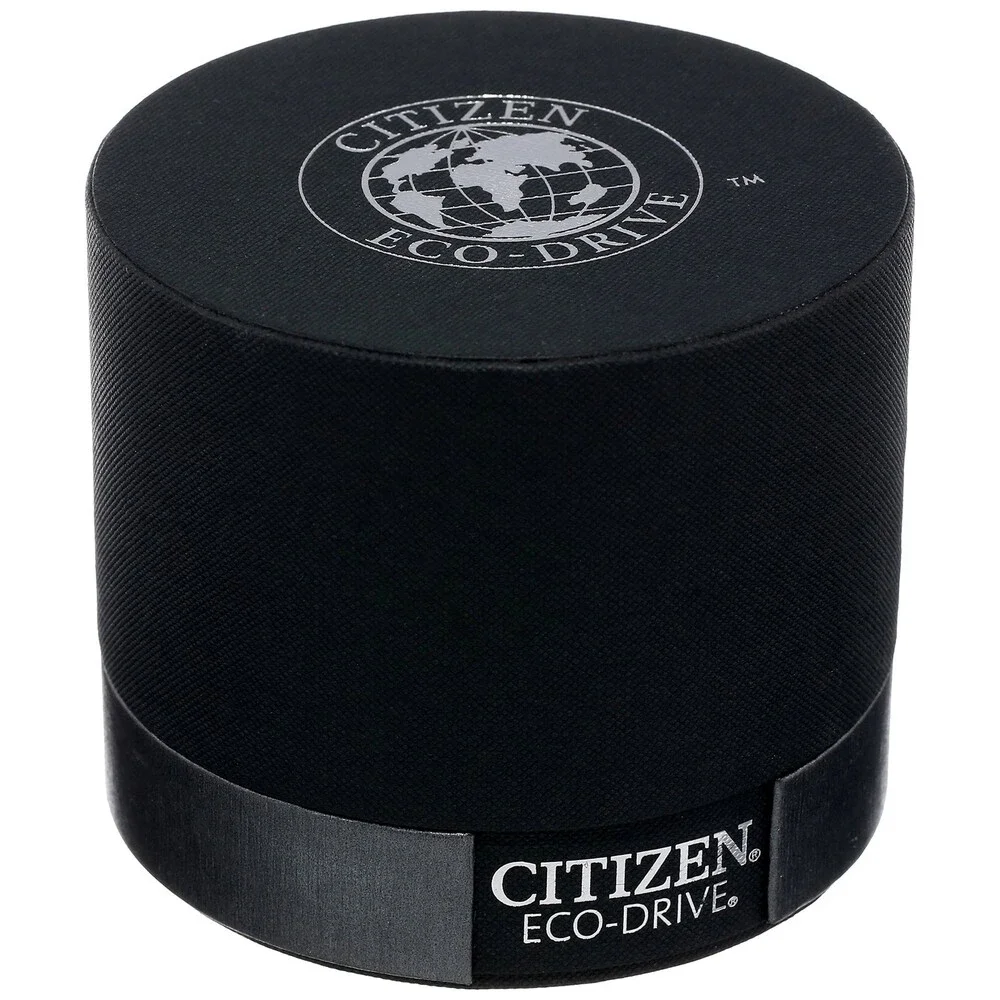 CITIZEN BY0108-50E ECO-DRIVE BLACK CHRONOGRAPH DIAL ROSE GOLD TONE MENS WATCH
